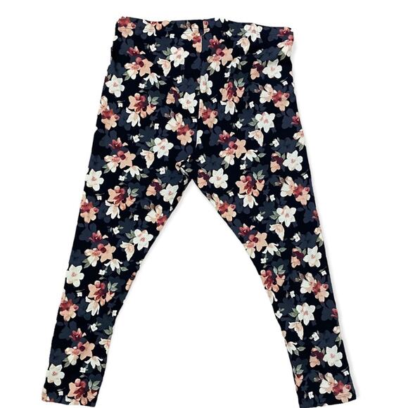 OLD NAVY Leggings Women’s Size 2X Plus Floral Cotton Blend Full Length - Picture 4 of 6